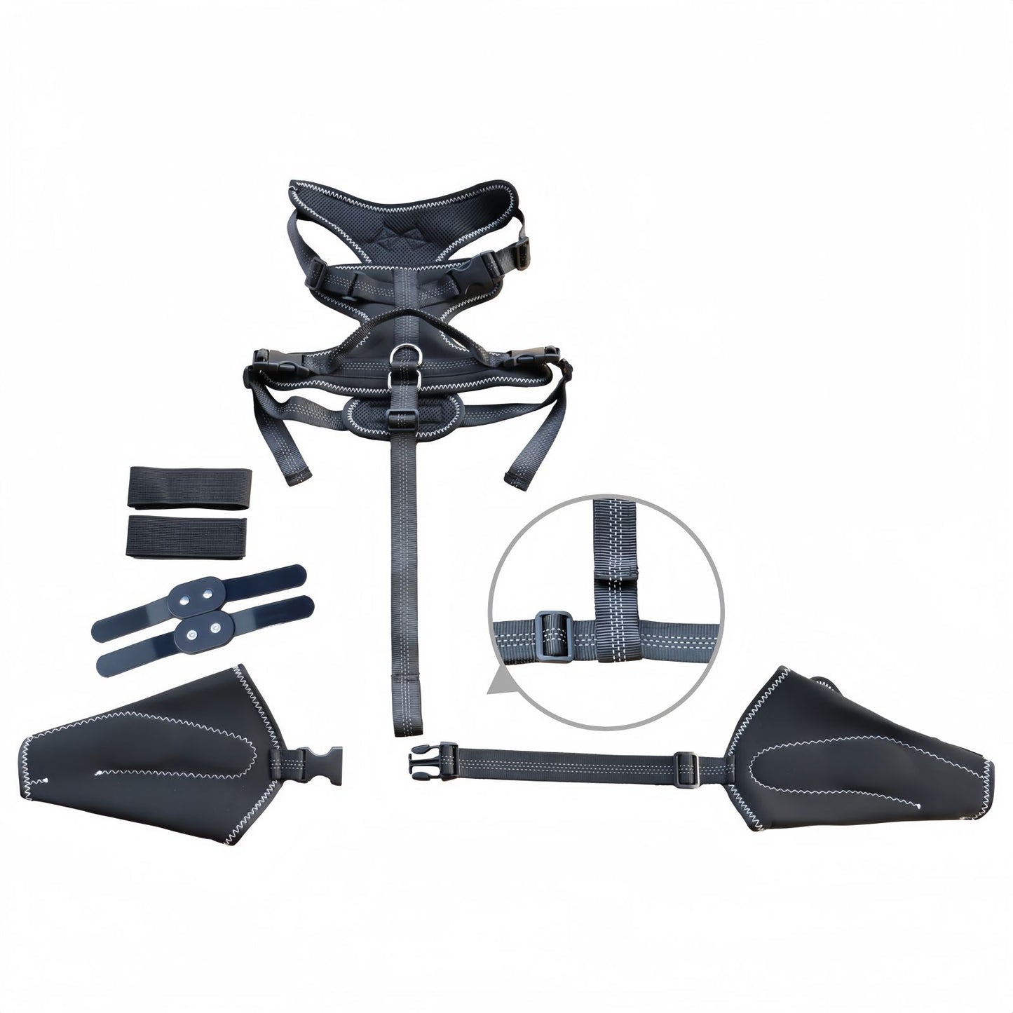 Dog ACL Knee Brace - Dual-Leg Hinged Knee Support Harness for Dogs