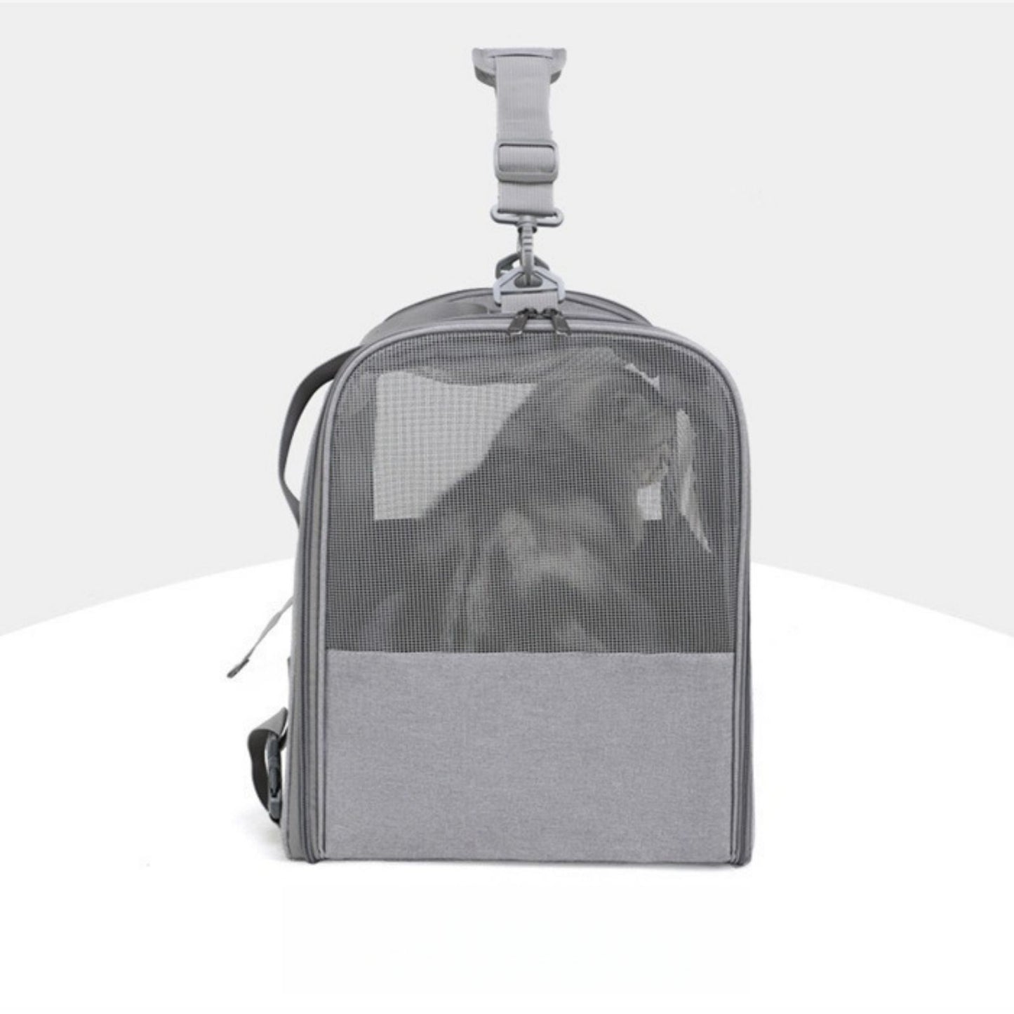 Breathable Cat Travel Carrier Bag with Shoulder Strap, Portable Soft Sided Pet Carry Bag