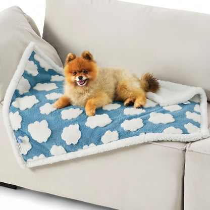 Waterproof Dog Blanket for Couch, Soft Pet Blanket Furniture Protector for Sofa, Bed & Crate