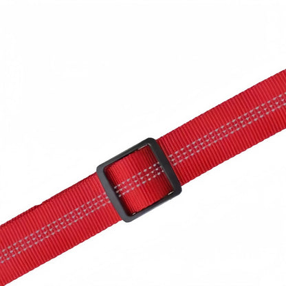 Dog Car Seat Belt Reflective Elastic Safety Leash, Adjustable Nylon Pet Car Restraint with Shock Absorbing Bungee