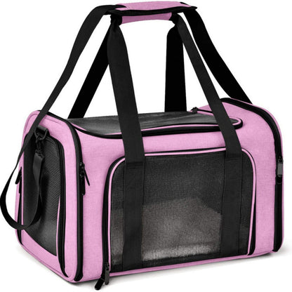 Soft Sided Dog Carrier for Small Dogs & Cats, Breathable Travel Pet Carrier Bag