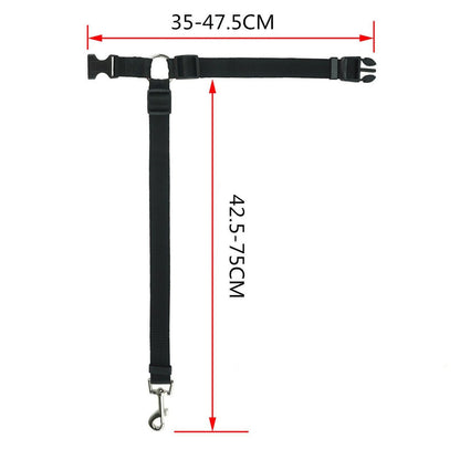 Dog Car Seat Belt Adjustable Headrest Safety Leash for Dogs, Nylon Pet Car Restraint with Swivel Clip