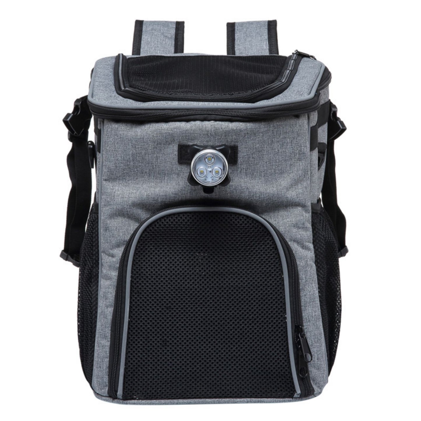 Dog Bike Backpack, 3-in-1 Bicycle Dog Backpack Carrier with Breathable Mesh & Handlebar Mount for Cycling, Travel & Outdoor Adventures