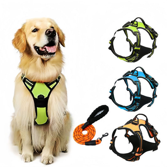 No Pull Harness for Dogs, Breathable Comfort Fit Dog Harness for Medium to Large Dogs for Walking Training