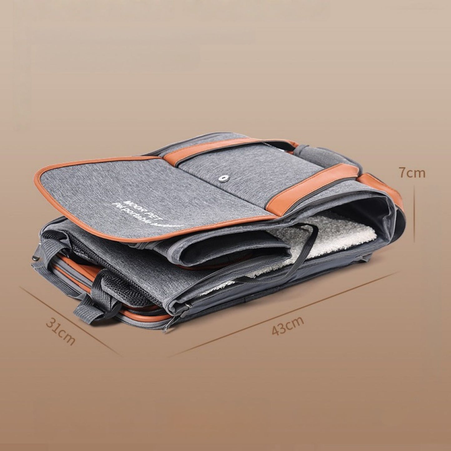 Foldable Cat Backpack Carrier, Breathable Cat Carrier Backpack for Travel
