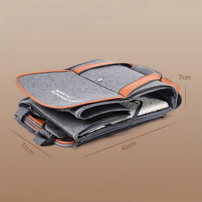 Foldable Cat Backpack Carrier, Breathable Cat Carrier Backpack for Travel