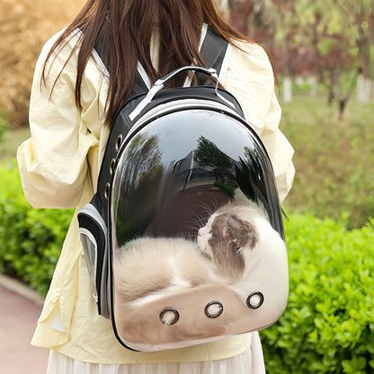 Bubble Cat Backpack with Window, Space Capsule Pet Carrier Backpack for Cats