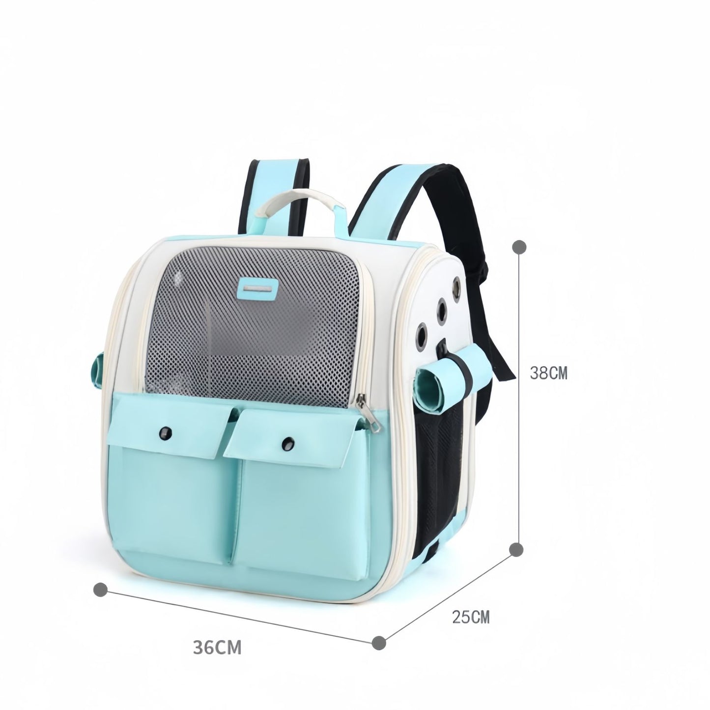 Breathable Cat Backpack Carrier, Spacious Pet Carrier Backpack for Travel, Lightweight & Foldable Cat Travel Bag