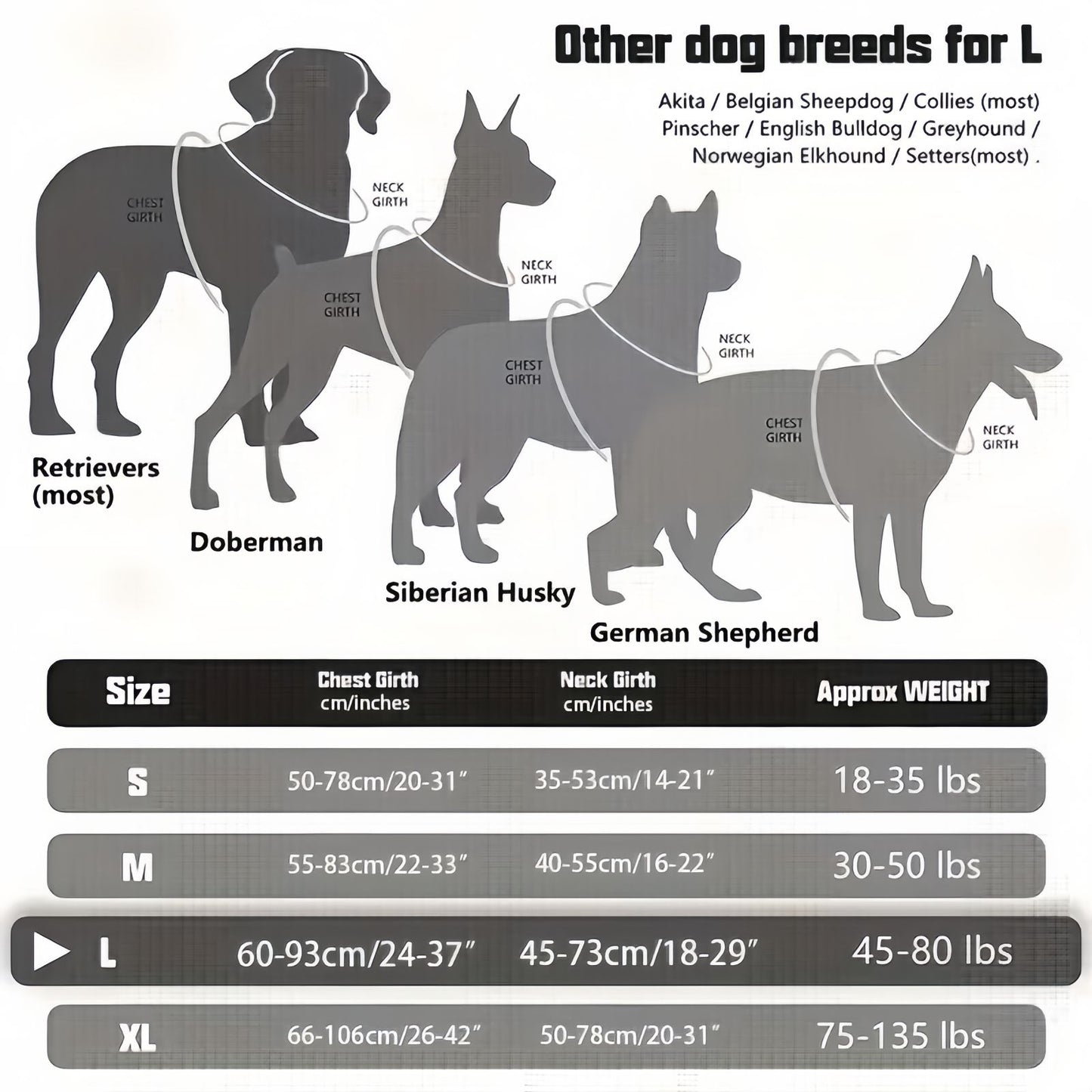 No Pull Tactical Dog Harness with Handle, Adjustable Reflective Pet Harness for Medium & Large Dogs Training Walking