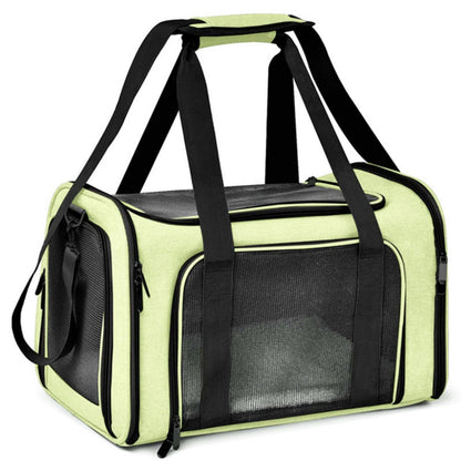 Soft Sided Dog Carrier for Small Dogs & Cats, Breathable Travel Pet Carrier Bag