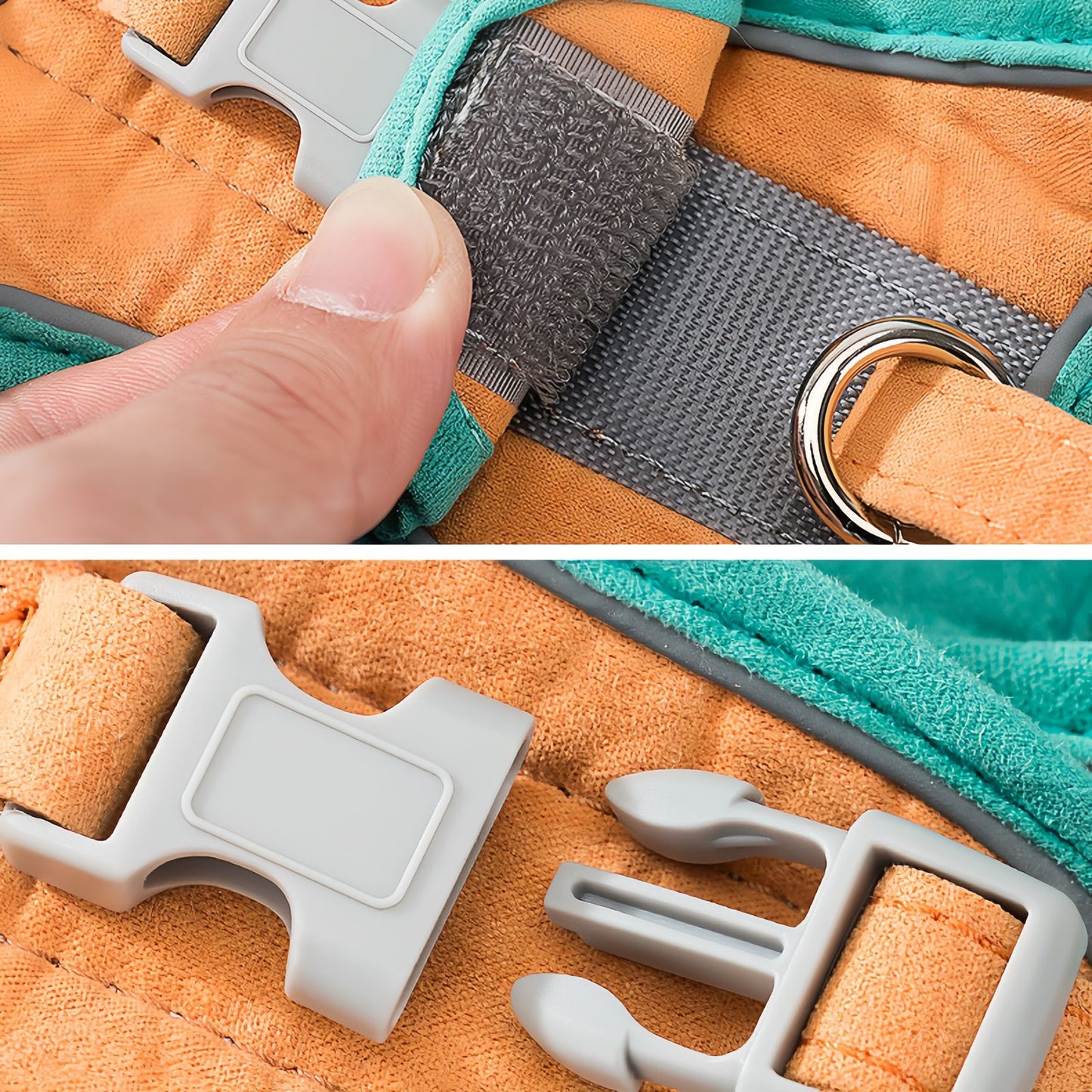 Escape Proof Cat Harness and Leash Set, Adjustable Reflective Walking Harness for Cats & Small Dogs