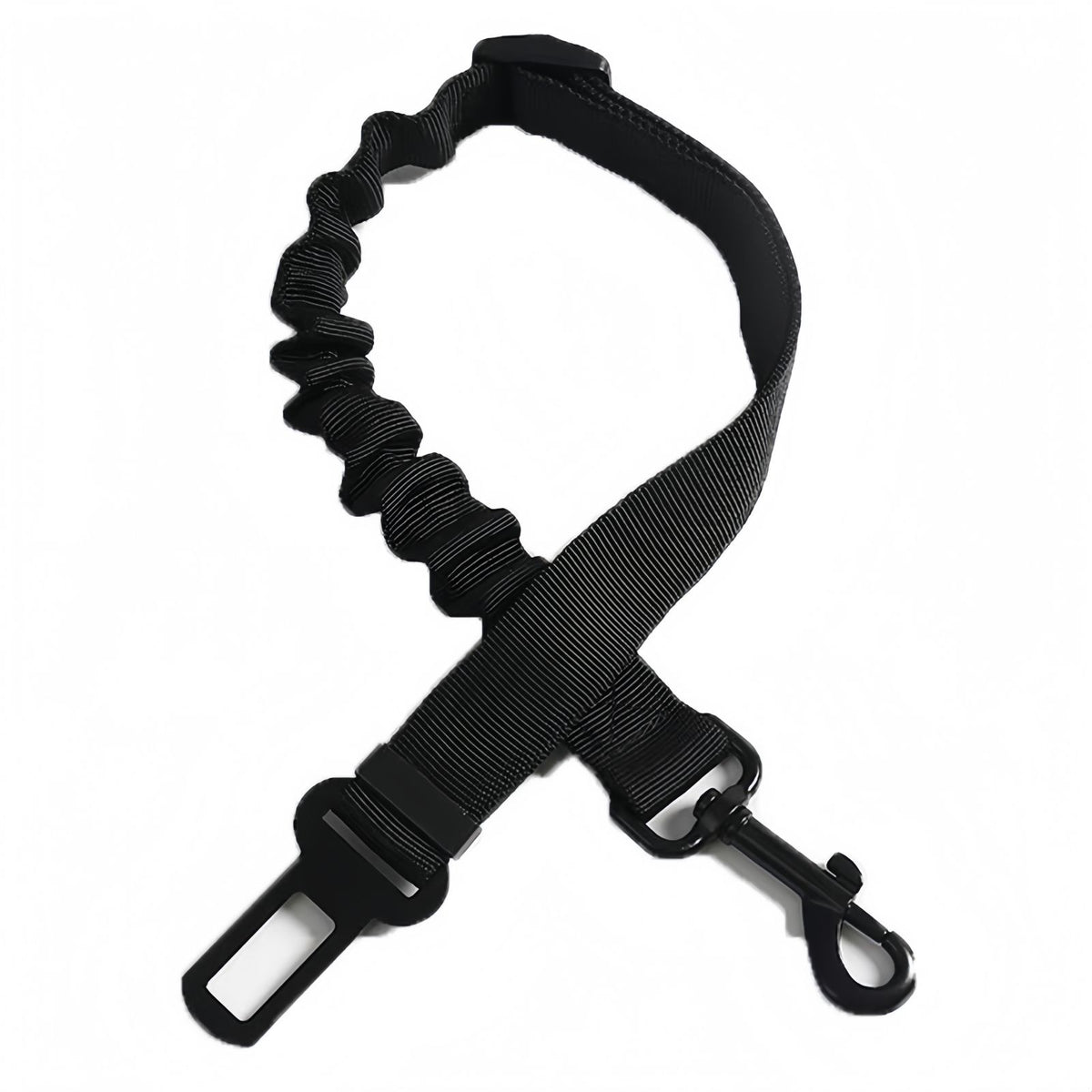 Seat Belt for Dogs with Elastic Bungee, Adjustable Dog Car Seat Belt with Swivel Hook for Safe Travel