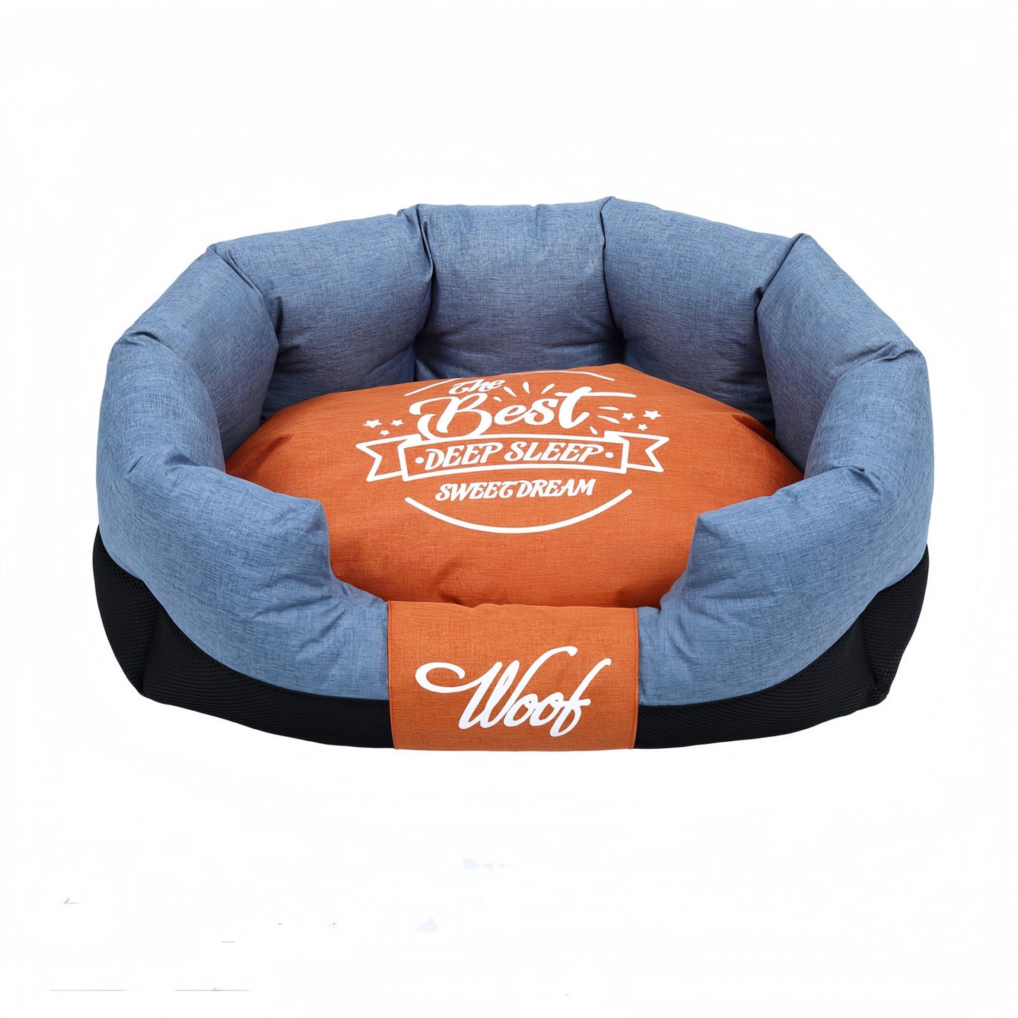 Dog Bed for Small & Medium Dogs and Cats, Pet Bed with Removable Cushion Cover