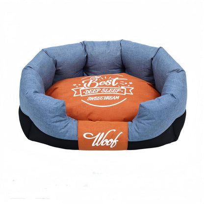 Dog Bed for Small & Medium Dogs and Cats, Pet Bed with Removable Cushion Cover
