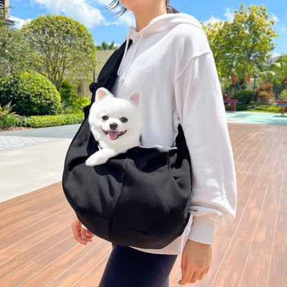 Small Dog Sling Carrier, Hands Free Pet Sling Carrier for Small Dogs and Cats