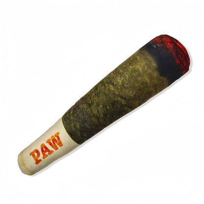 Funny Squeaky Cigar Dog Toy Plush Chew Toy for Small & Medium Dogs, Interactive Durable Dog Toy
