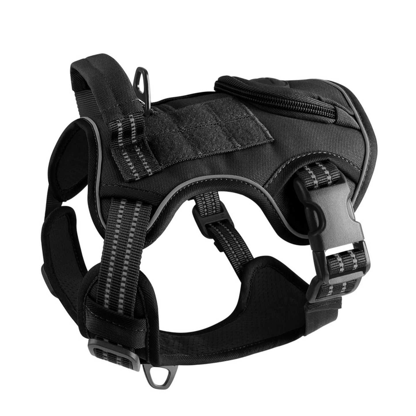 Tactical Dog Harness with Handle, No Pull Reflective Training Vest for Medium to Large Dogs