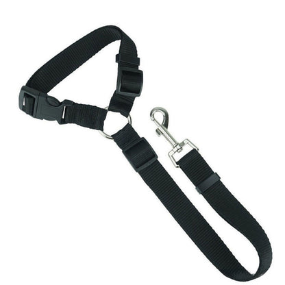 Dog Car Seat Belt Adjustable Headrest Safety Leash for Dogs, Nylon Pet Car Restraint with Swivel Clip