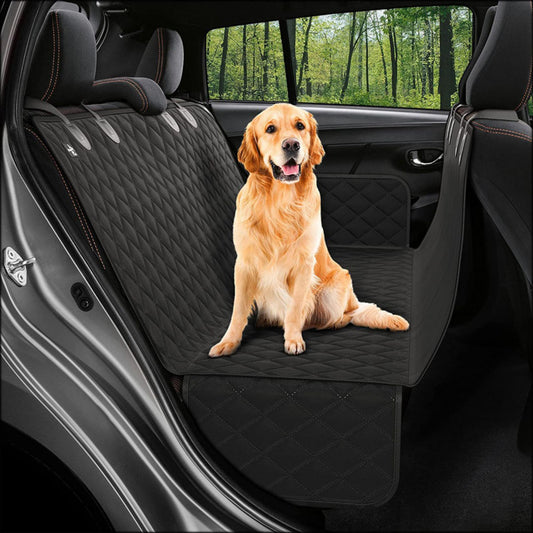 Car Seat Cover for Dogs Waterproof, Non-Slip Hammock Back Seat Protector Fits Most Vehicles