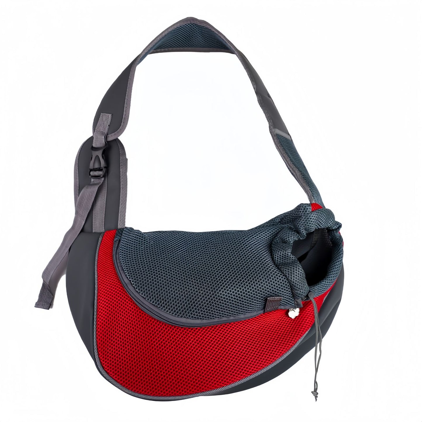 Small Dog Sling Carrier, Breathable Mesh Front Pouch Shoulder Bag for Small Dogs