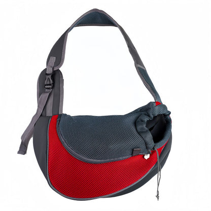Small Dog Sling Carrier, Breathable Mesh Front Pouch Shoulder Bag for Small Dogs