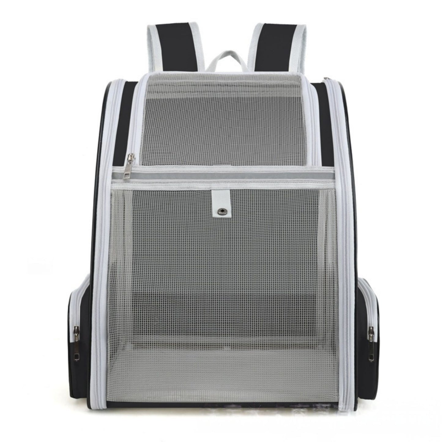 Breathable Cat Carrier Backpack with Mesh Windows, Foldable Pet Travel Backpack for Cats