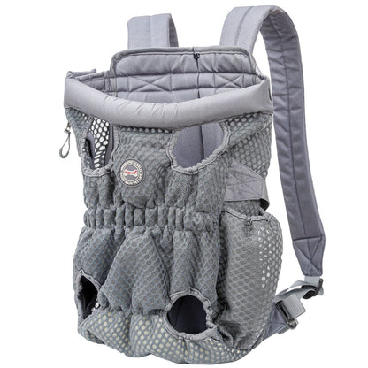 Puppy Dog Backpack Carrier, Breathable Front & Back Dog Carrier for Small Medium Dogs