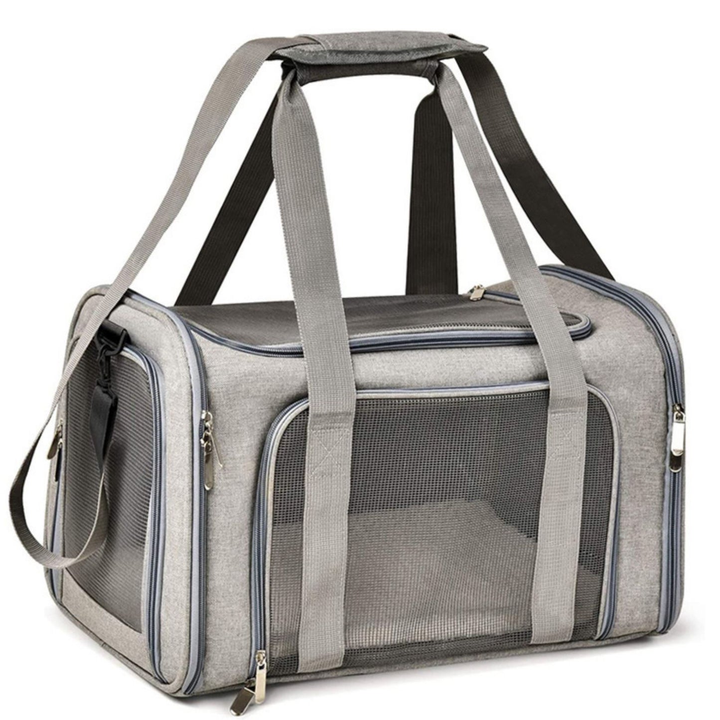 Soft Sided Dog Carrier for Small Dogs & Cats, Breathable Travel Pet Carrier Bag