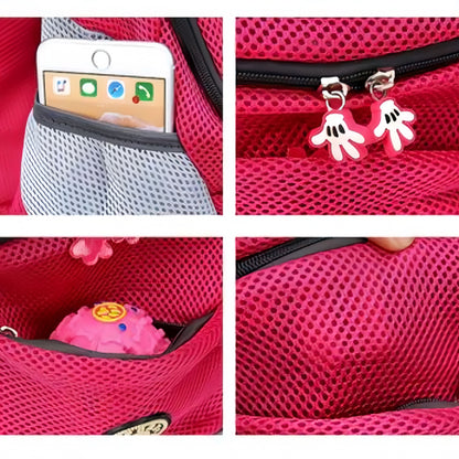 Travel Dog Carrier Backpack for Small Dogs & Cats, Breathable Mesh Pet Backpack Carrier with Head Out Design