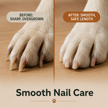 Dog Nail File Board with Replaceable Sanding Pads, Manual Pet Nail File