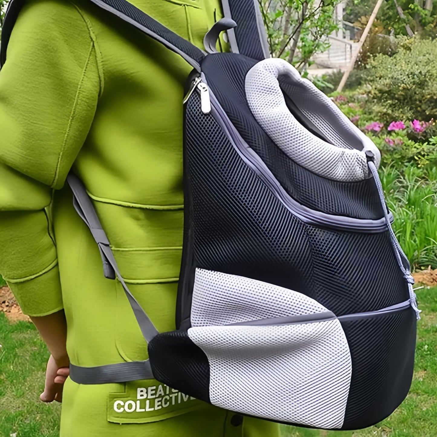 Travel Dog Carrier Backpack for Small Dogs & Cats, Breathable Mesh Pet Backpack Carrier with Head Out Design