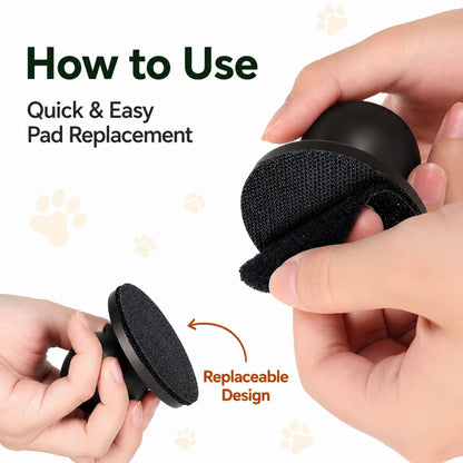 Dog Nail File Board with Replaceable Sanding Pads, Manual Pet Nail File