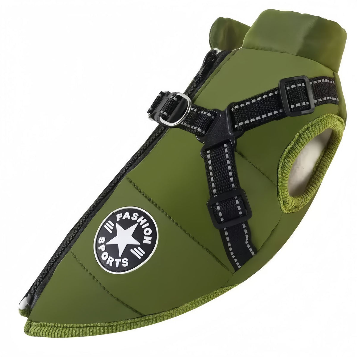 Waterproof Dog Winter Coat with Built-in Harness, Warm Reflective Dog Jacket