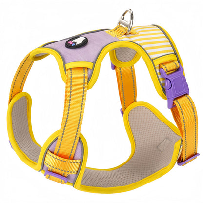 No Pull Dog Vest Harness, Escape Proof Reflective Breathable Mesh Dog Harness with Adjustable Straps