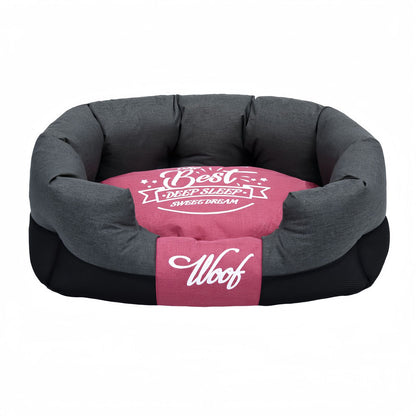 Dog Bed for Small & Medium Dogs and Cats, Pet Bed with Removable Cushion Cover