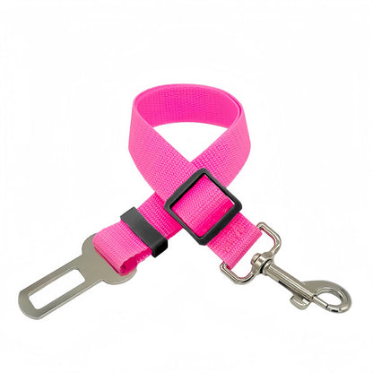 Dog Seat Belt for Car Adjustable Pet Safety Leash, Nylon Dog Car Seat Belt with Swivel Clip