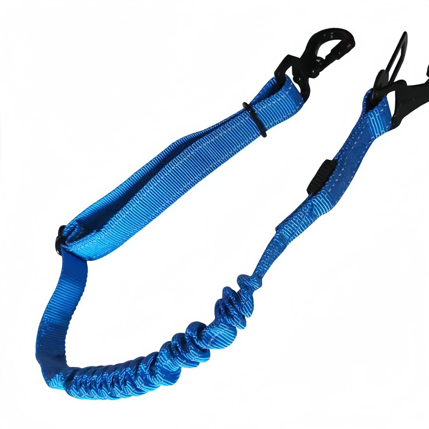 Seat Belts for Dogs Adjustable Bungee Dog Car Seat Belt, Reflective Elastic Safety Leash with Seat Belt Buckle & Swivel Clip