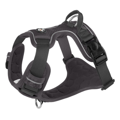 No Pull Dog Pulling Harness with Handle, Escape Proof Reflective Dog Harness Vest Adjustable Soft Padded Dog Harness for Small to Large Dogs