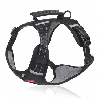 No Pull Dog Harness with Handle, Reflective Adjustable Dog Harness for Small to Medium Dogs