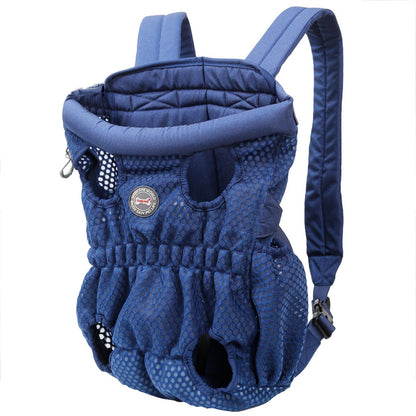 Puppy Dog Backpack Carrier, Breathable Front & Back Dog Carrier for Small Medium Dogs