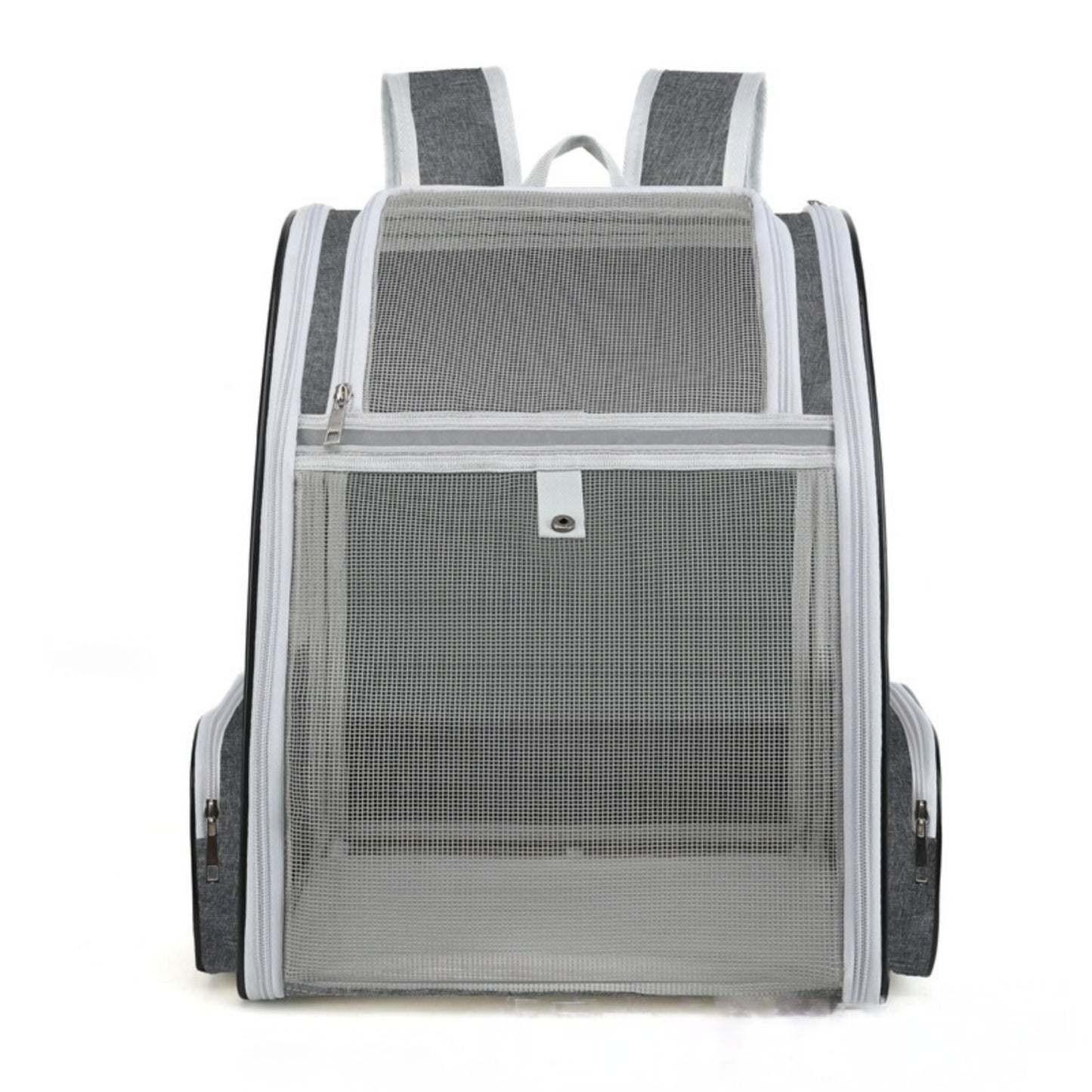 Breathable Cat Carrier Backpack with Mesh Windows, Foldable Pet Travel Backpack for Cats