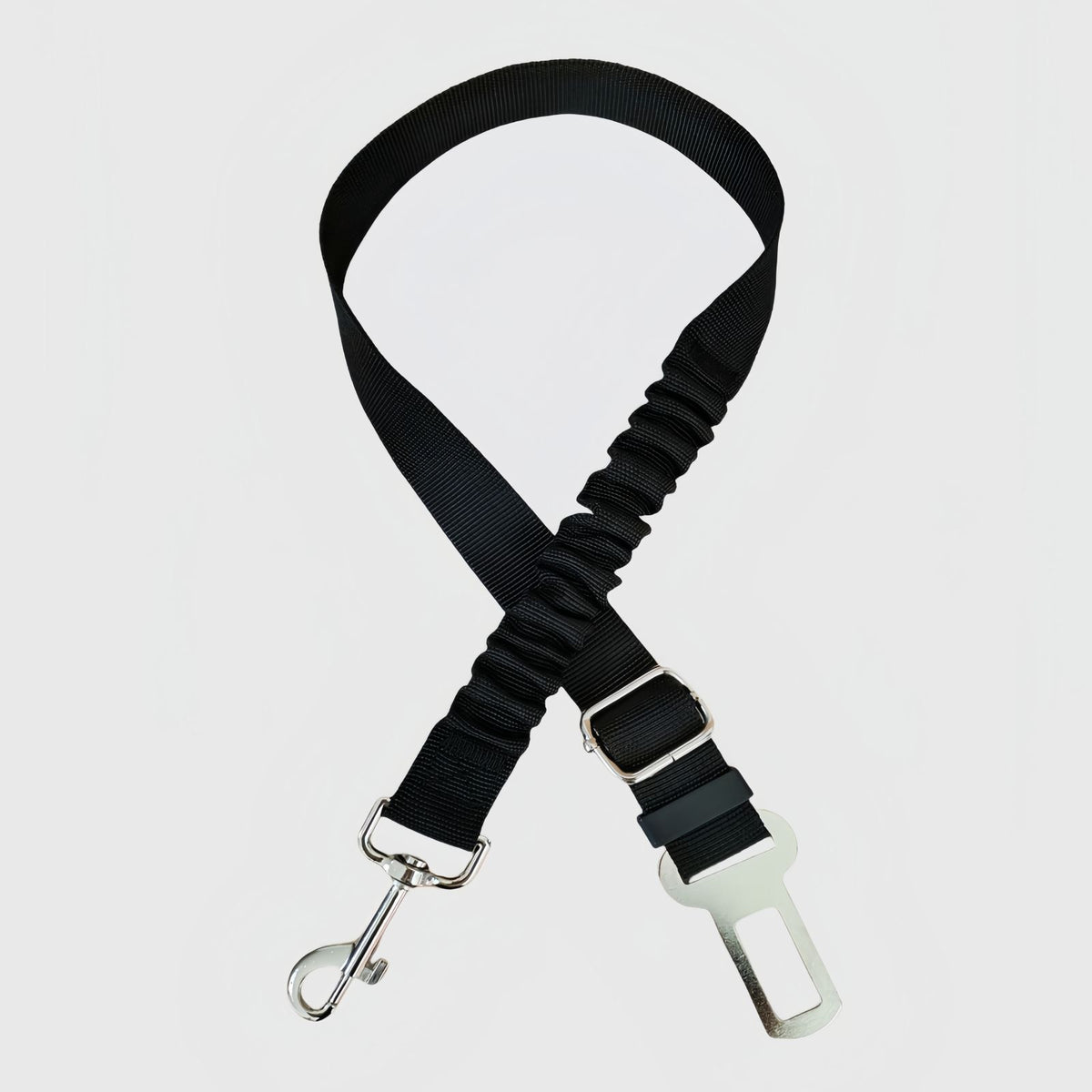 Seat Belt for Dogs with Elastic Bungee, Adjustable Dog Car Seat Belt with Swivel Hook for Safe Travel