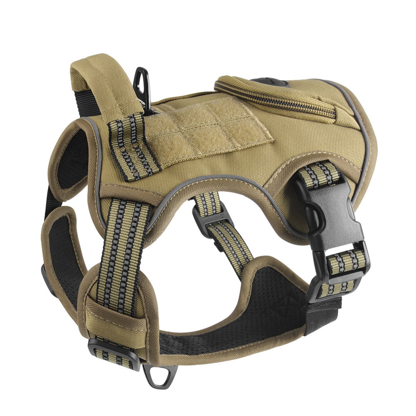 Tactical Dog Harness with Handle, No Pull Reflective Training Vest for Medium to Large Dogs