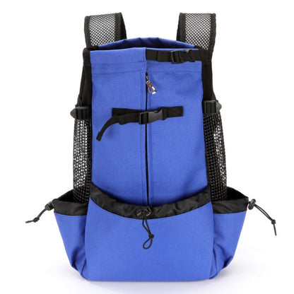 Dog Backpack for Hiking, Breathable Dog Carrier Backpack with Head Out Design for Travel, Cycling & Outdoor Adventures