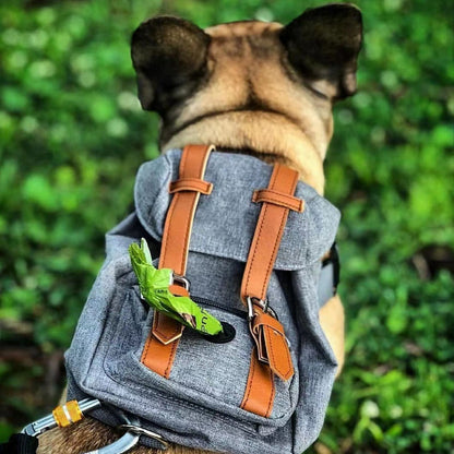 Backpack Harness for Dogs, Adjustable Dog Harness Backpack with Mini Pack for Walking, Hiking & Travel