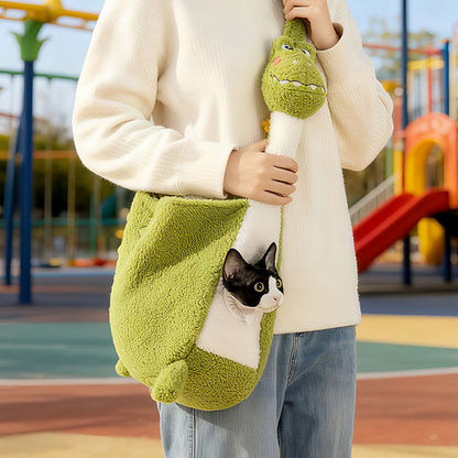 Soft Cat Carrier Bag with Head Out Opening, Pet Sling Carrier for Small Dogs & Cats