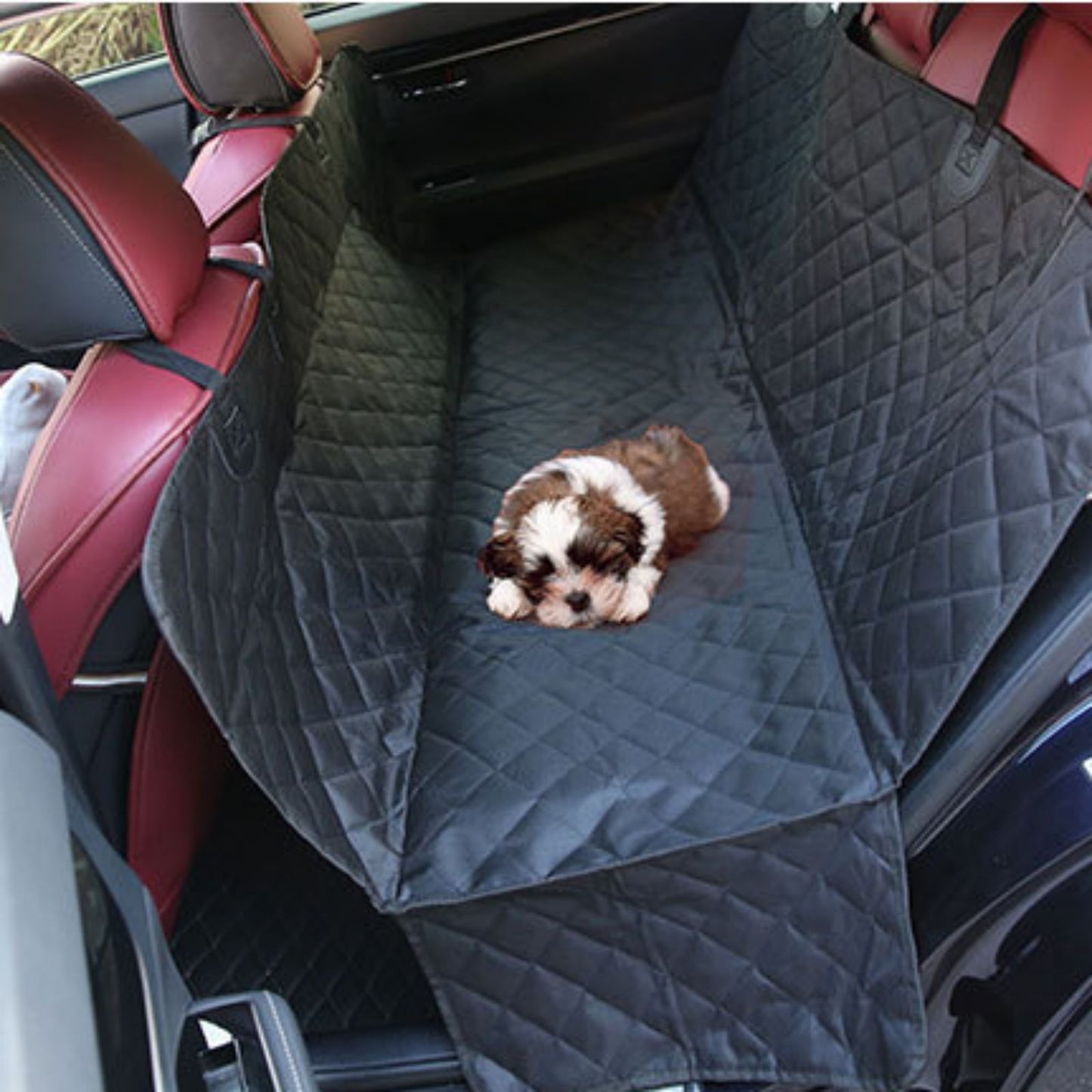 Waterproof Dog Car Seat Cover for Back Seat, Non-Slip Hammock Pet Seat Protector Fits Most Vehicles