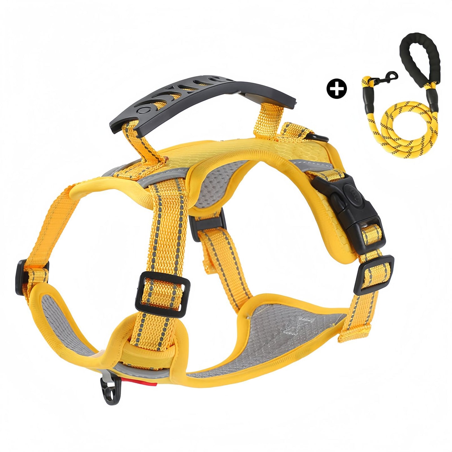 Dog Harness with Handle for Small to Medium Dogs, No Pull Reflective Adjustable Dog Harness to Prevent Pulling for Training Walking