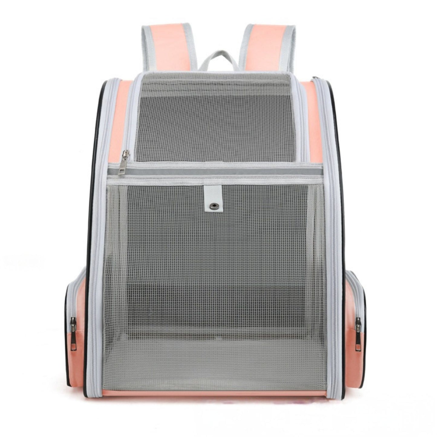 Breathable Cat Carrier Backpack with Mesh Windows, Foldable Pet Travel Backpack for Cats