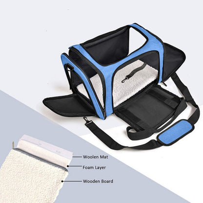 Soft Sided Dog Carrier for Small Dogs & Cats, Breathable Travel Pet Carrier Bag